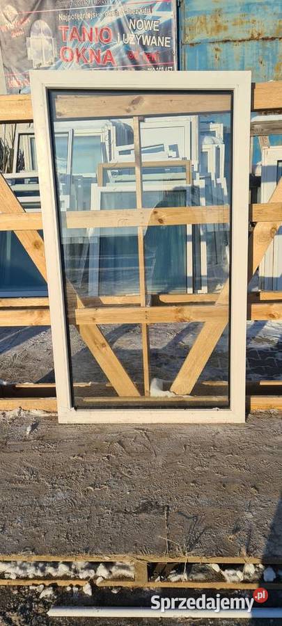 OKNA KacprzaK Witryna FIX 95x161 Używany TRAPEZ Siedlce