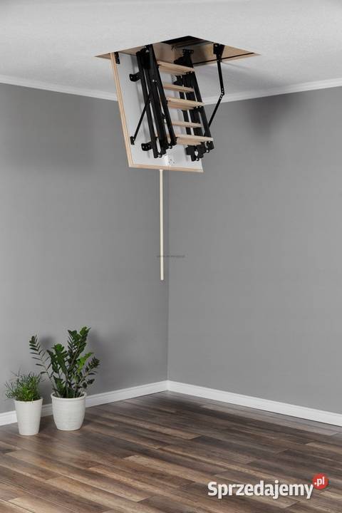 Schody strychowe metalowe 80x70 MINI TERMO Właz Wrocław