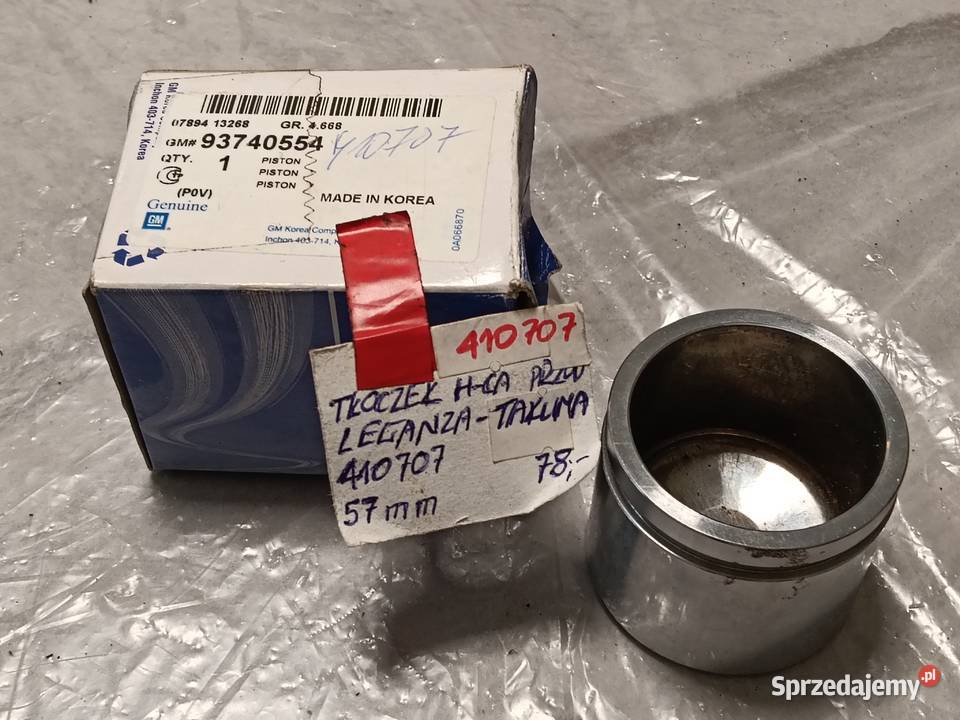 Tłoczek zacisku hamulcowego hamulca OE 93740554 Chorzów