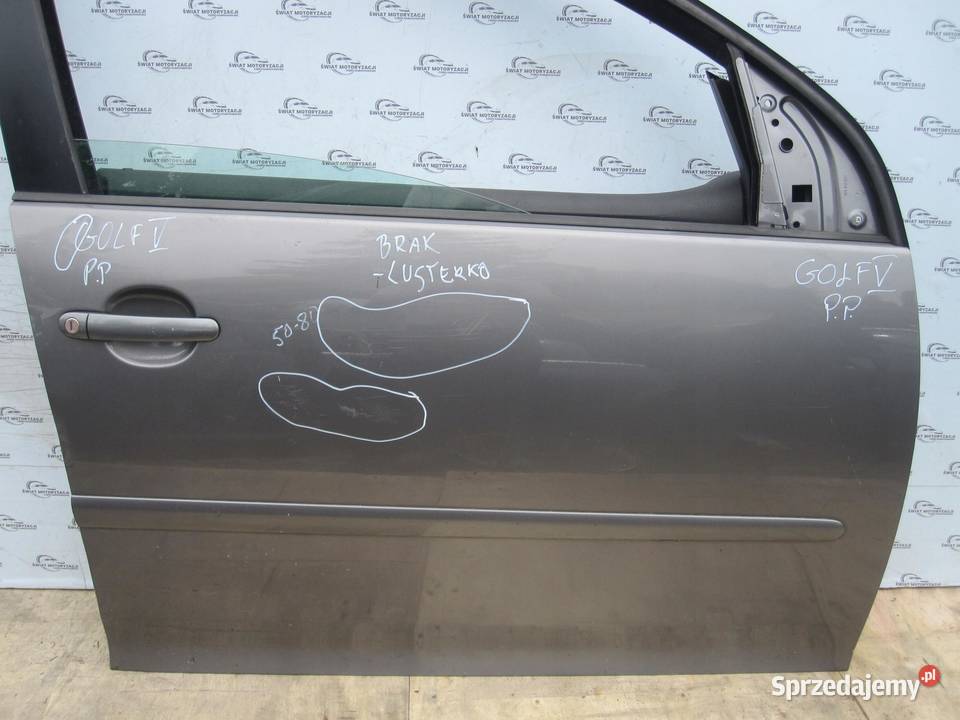 VW GOLF V 07r drzwi prawe przód świętokrzyskie