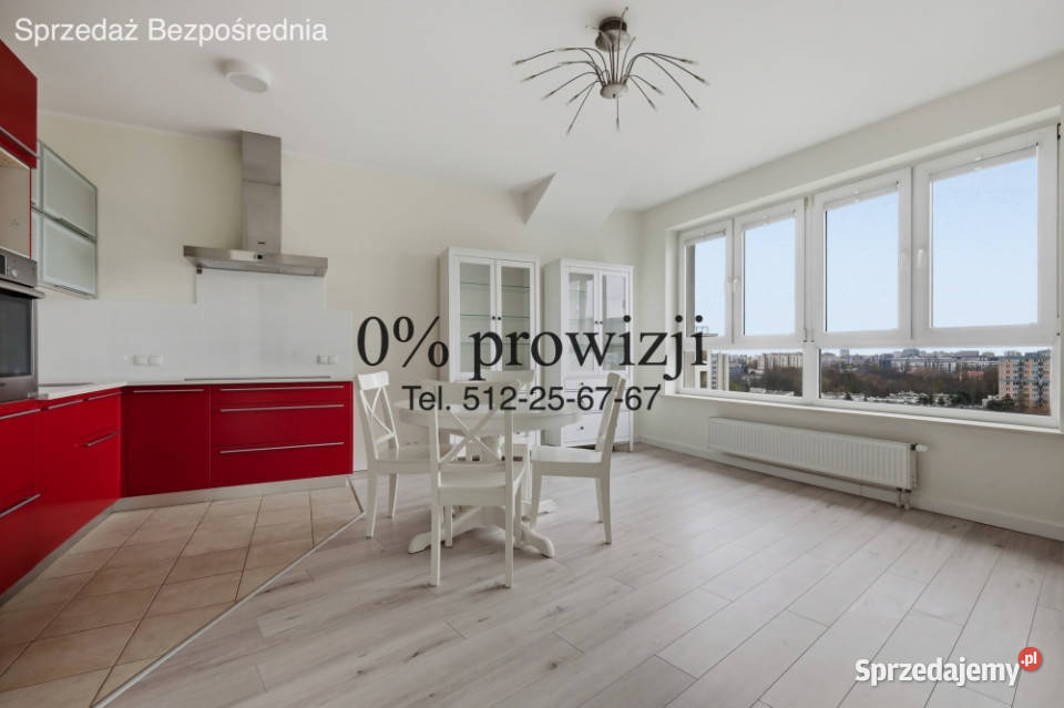 Bezpośrednio Panorama Warszawy Słoneczne 53m2 internet mazowieckie Warszawa