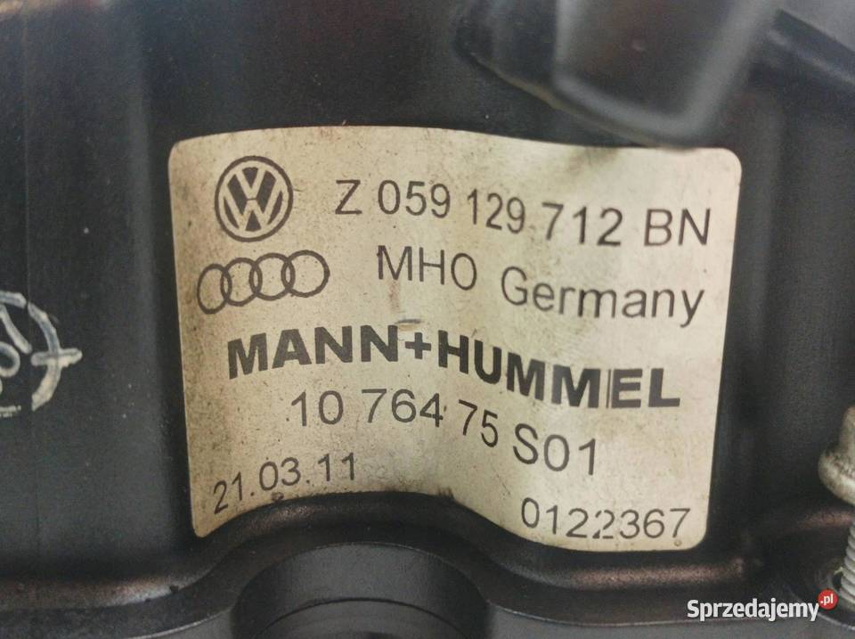 KOLEKTOR SSĄCY 059129712BN 27 TDI Audi A6 III osobowe