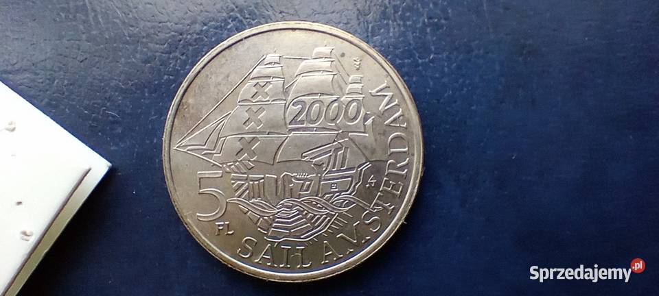 Stare monety 5 Floren 2000 Holandia 3 Numizmatyka sprzedam