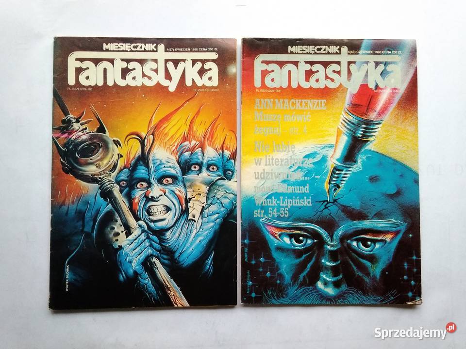 Fantastyka pojedyncze egzemplarze 4 i 6 z Gdynia