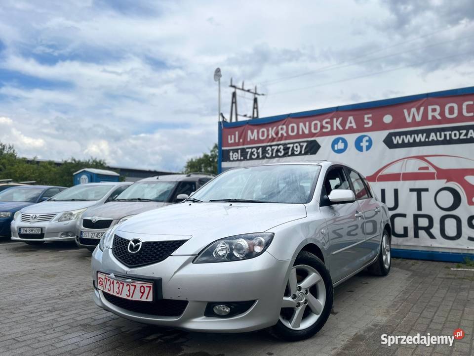 Mazda 3 16 Benzyna Klimatyzacja Elektryka Rok produkcji 2004 Wrocław