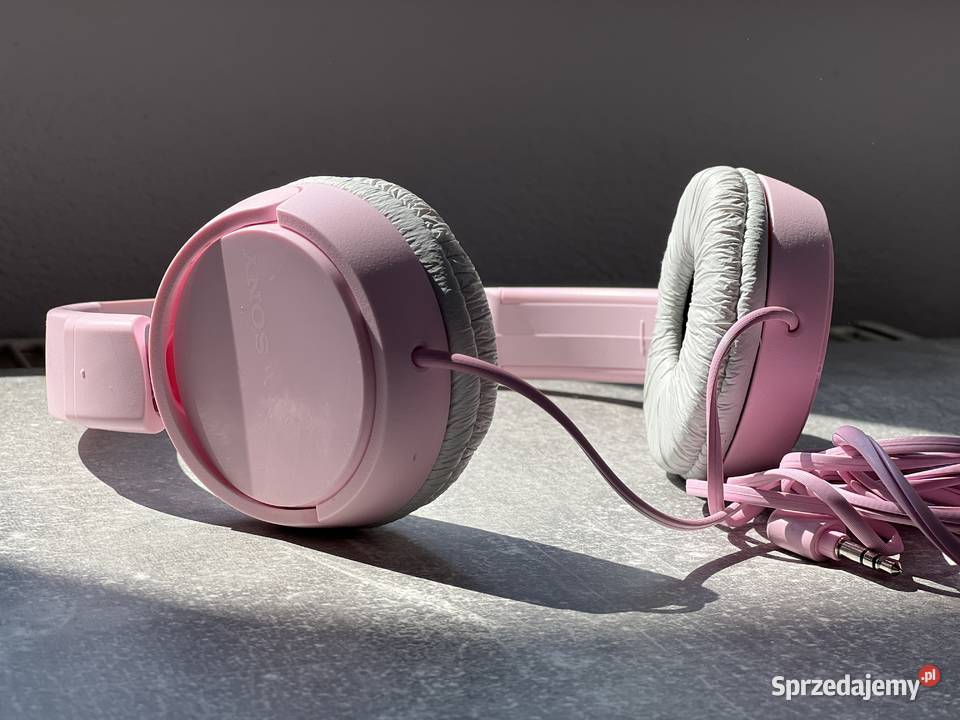 Słuchawki Sony MDR-ZX110 - nauszne przewodowe - różowe - HIT