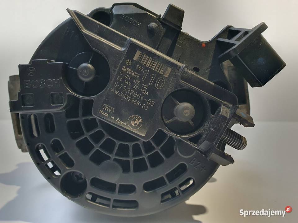 ALTERNATOR BMW E87 E90 20 i 0124325116 7532964 lubelskie Chełm