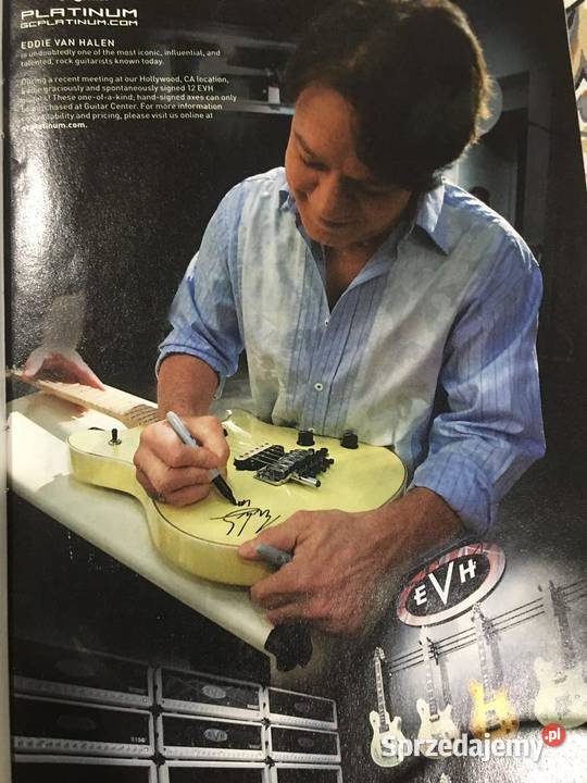EVH Wolfgang z autografem Eddiego Van Halena Warszówka