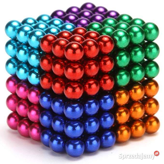 KULKI klocki Magnetyczne NEOCUBE 216 3mm ZESTAW Klocki Nowy Sącz
