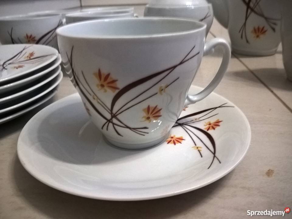 Porcelanowy komplet do kawy herbaty Białystok