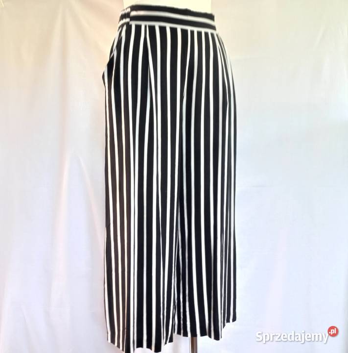 Spodnie damskie Kuloty PASKI r 40 HM wiskoza Białystok sprzedam