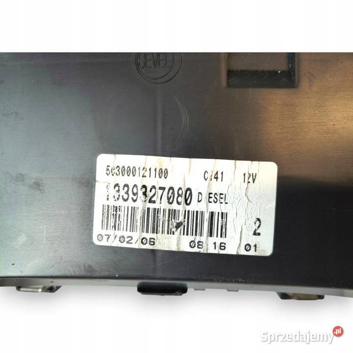 LICZNIK ZEGARY 1339327080 Fiat Ducato Boxer Chełm