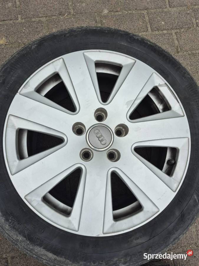 Oryginalne felgi audi 16 Opony i felgi Brzeg sprzedam