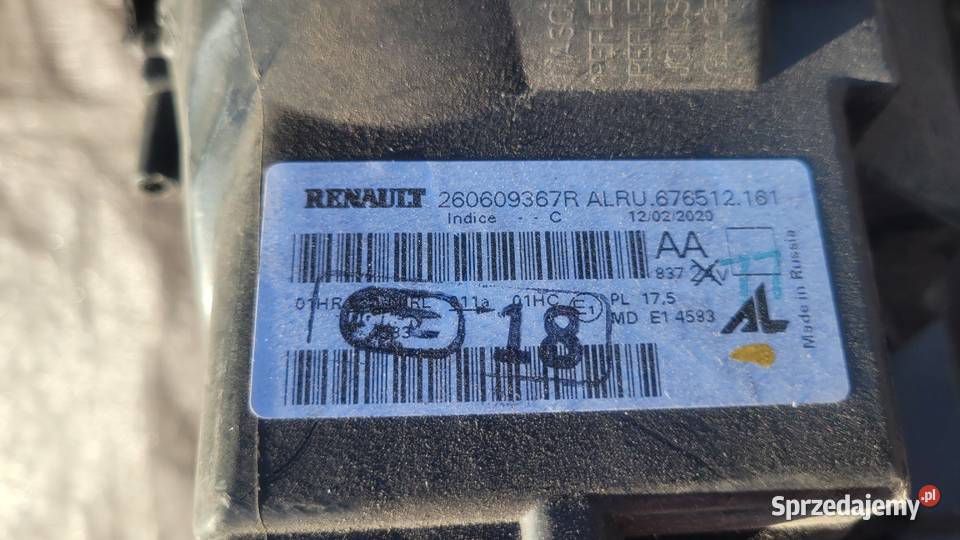 DACIA DUSTER 2 II REFLEKTOR LAMPA LEWA LEWY Lampy przednie Lampy przednie Ruda Śląska