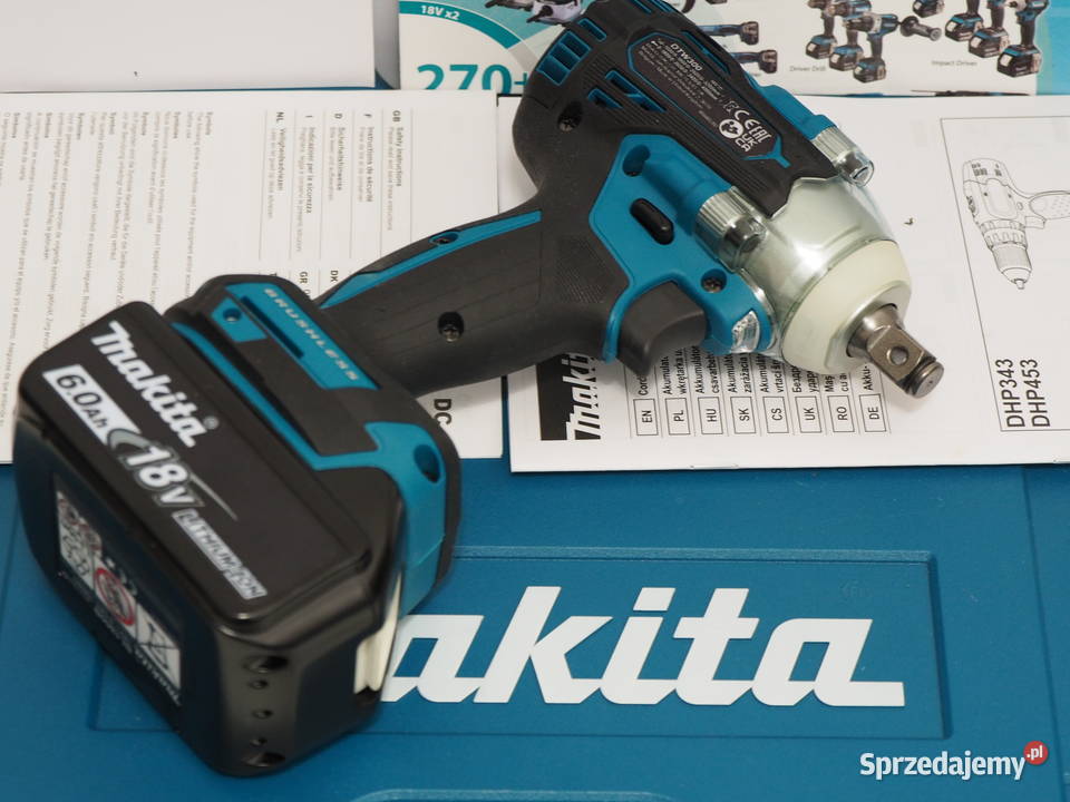 MAKITA DTW 300 klucz udarowy 330Nm bateria 18v mazowieckie Michałowice