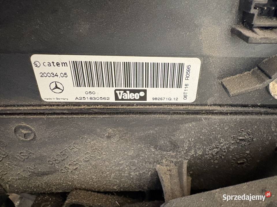 Nagrzewnica Mercedes ML w 164 Nagrzewnice Buk sprzedam