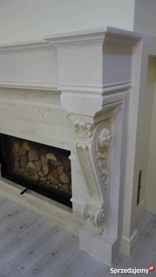 DUŻY Portal kominkowy GIPSOWY HERKUS Wyczechowo