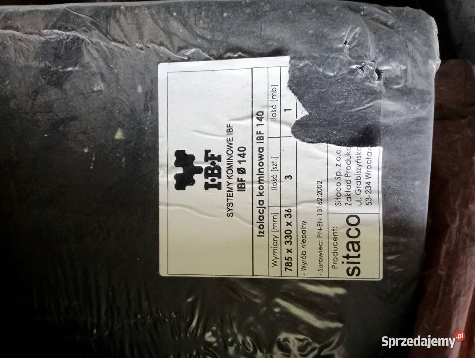 Komin ceramiczny IBF fi 140 dł 6mb Środa Śląska