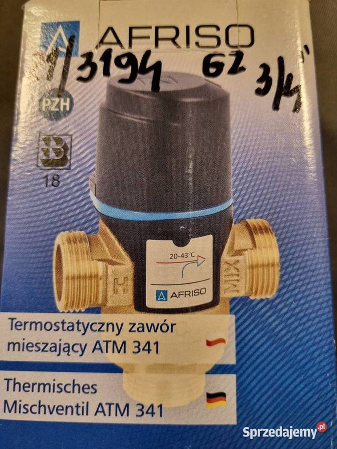 Zawór termostatyczny mieszający AFRISO 3x34 gz Sępólno Krajeńskie