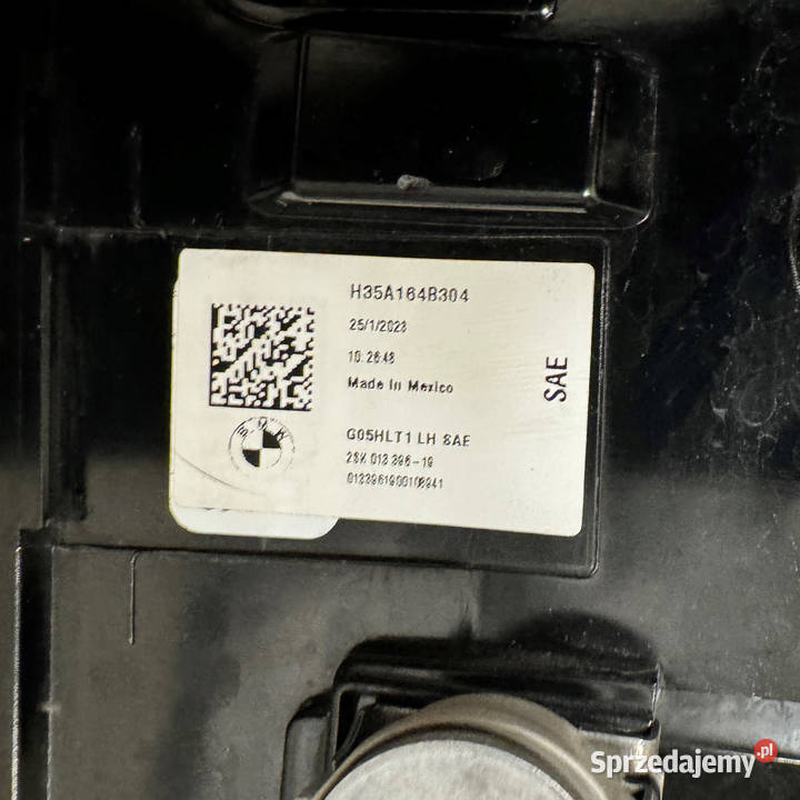 Komplet lamp tylnych lewa i prawa strona BMW X5 osobowe Tuszyn