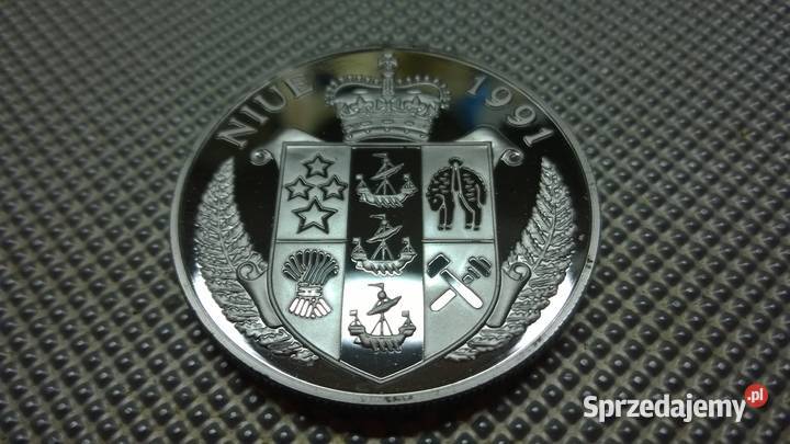 moneta Niue 10 dolarów 1991 Numizmatyka Warszawa