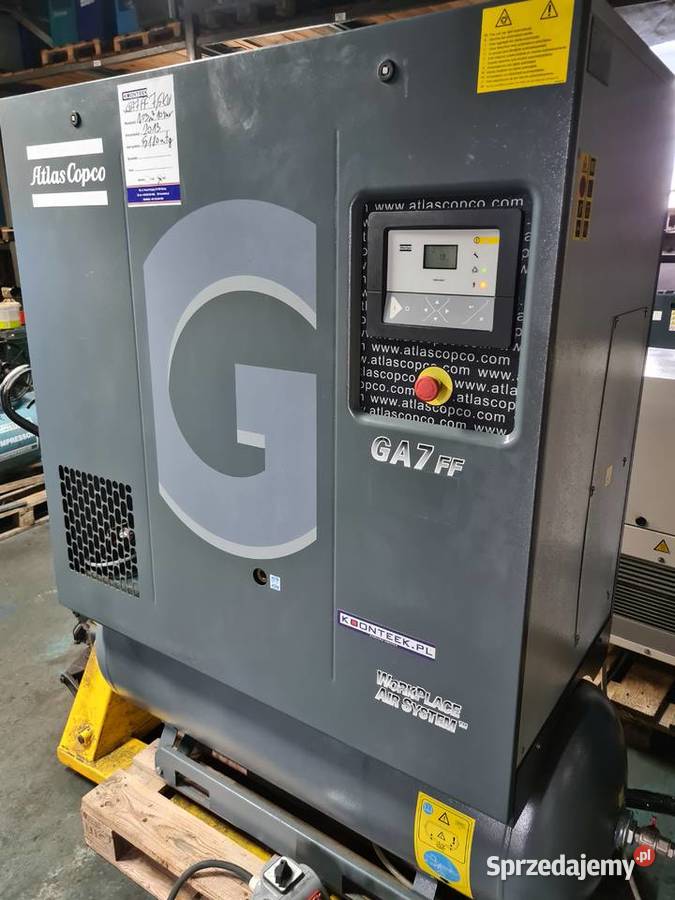 Kompresor śrubowy Atlas Copco GA 7 ff 75 kw Zduny