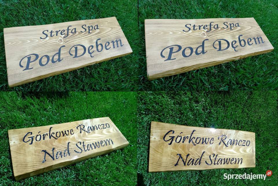 NAPIS NA DESCE grafika logo szyld baner Roczyny