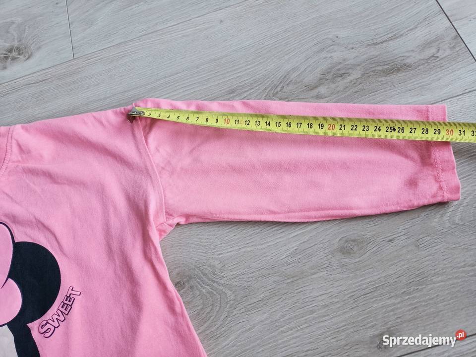 Bluzka koszulka dziewczęca na długi rękaw różowa Płock