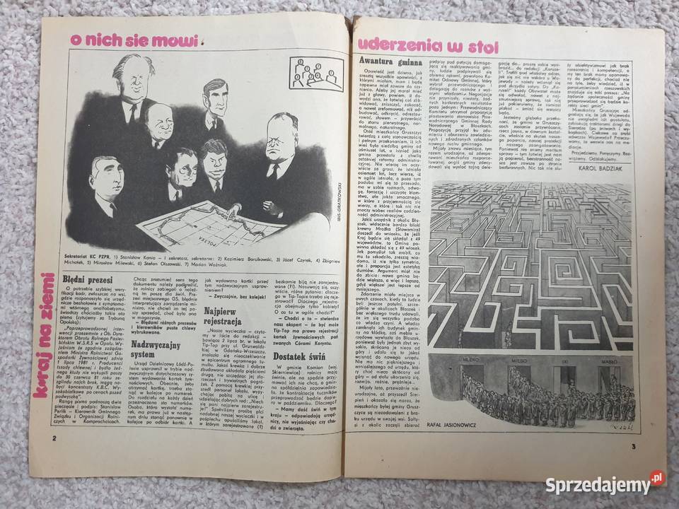 Karuzela Czasopismo Satyryczne 16652 1981 pomorskie Gdynia