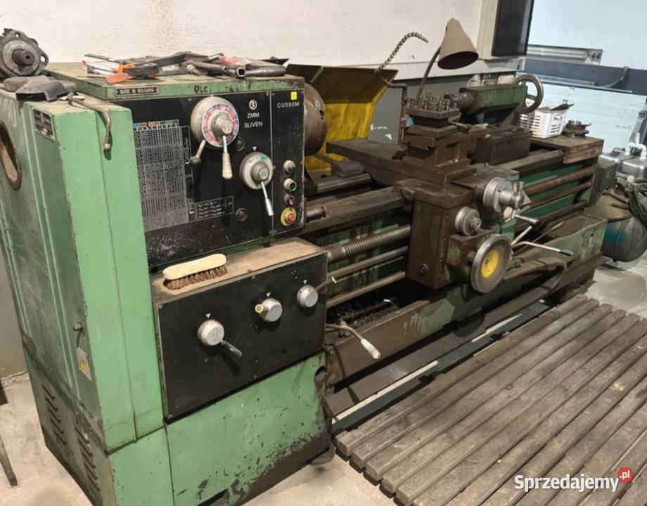 Tokarka bułgarka Cu 580 x 1500 Produkcja Maków Podhalański