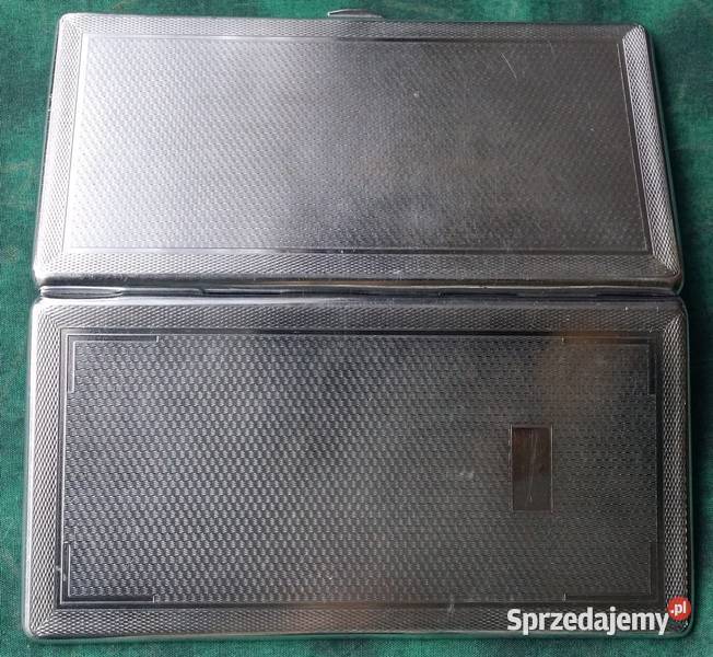 Papierośnica stara angielska chromowolustrzana małopolskie Kraków sprzedam