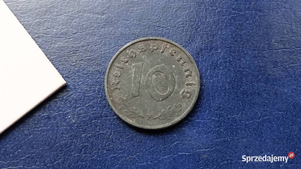 Stare monety 10 fenig 1941 F NIemcy podkarpackie Lesko