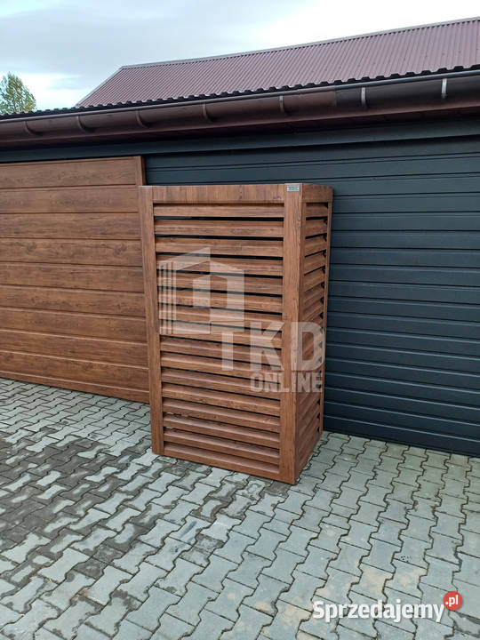 Osłona pompy ciepła 70x40x190 ciemny orzech Ciechanów