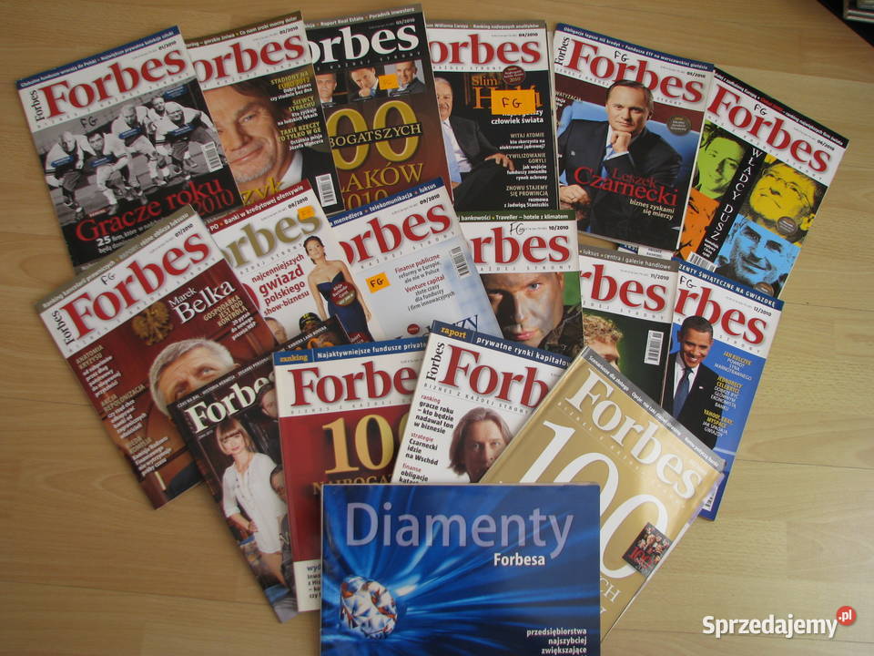 Forbes miesięcznik 2007r 2008r 2009r 2010r i Brzegi