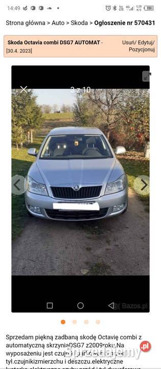 Skoda Octavia 1600cm3 Płonne sprzedam