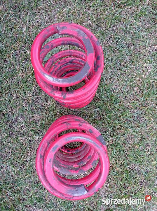 Sprężyny czerwone obniżające gleba Passat b5B5 sprężyny zawieszenia Zawieszenie i układ kierowniczy Oleśnica