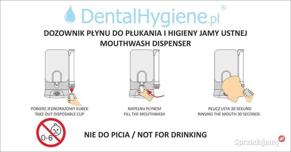 Dozownik płynu do dezynfekcji i higieny jamy Kraków