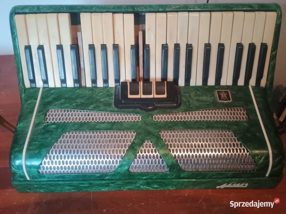 Akordenon Rosyjski 120 bas korpus strona Nowa Dęba