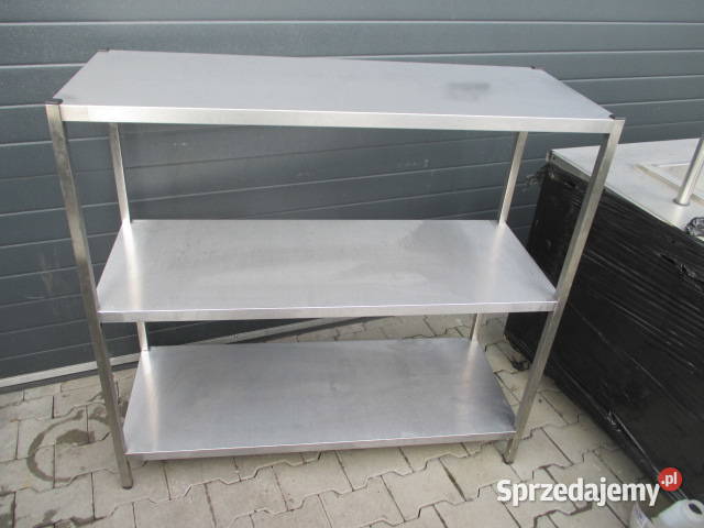 Solidny Regał Gastronomiczny Stal Nierdz 3 Półki Ostrów Wielkopolski sprzedam