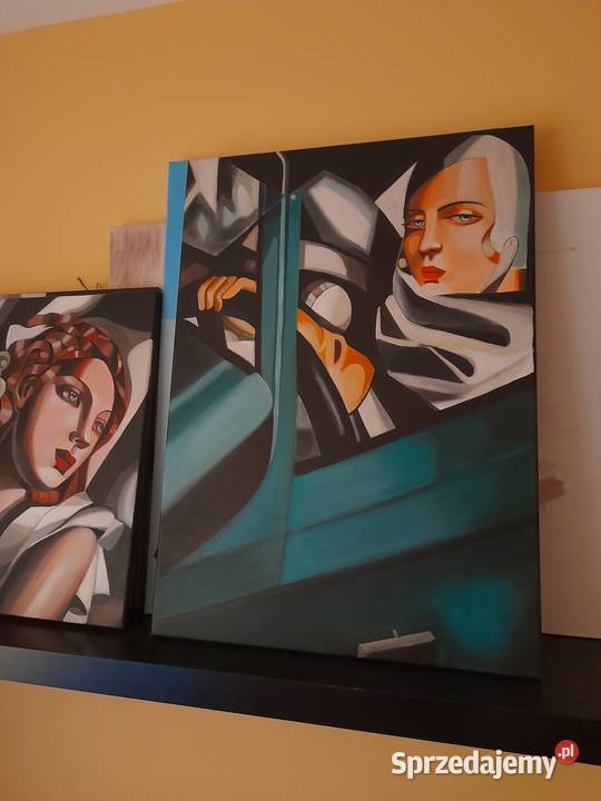 Sprzedam obraz Kobieta w zielonym Bugatti Tamara Łódź