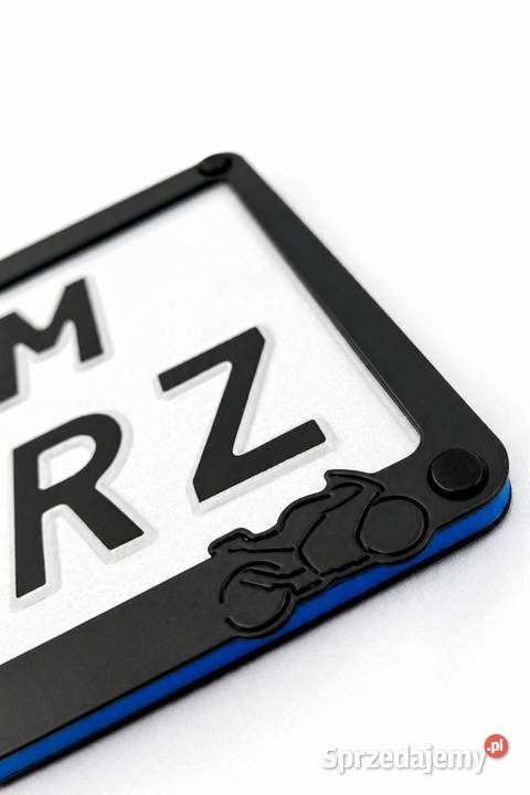 Ramka tablicy rejestracyjnej motocyklowa