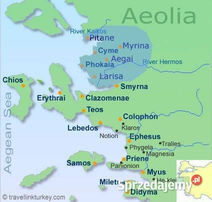 Moneta antyczna Grecja Aeolis Kyme 350250 BC 3 Numizmatyka Kolekcje