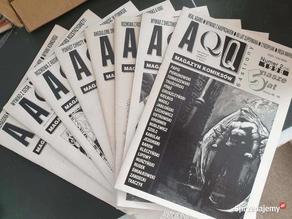 AQQ Magazyn Komiksowy zestaw 8 numerów 19982003 Komiksy