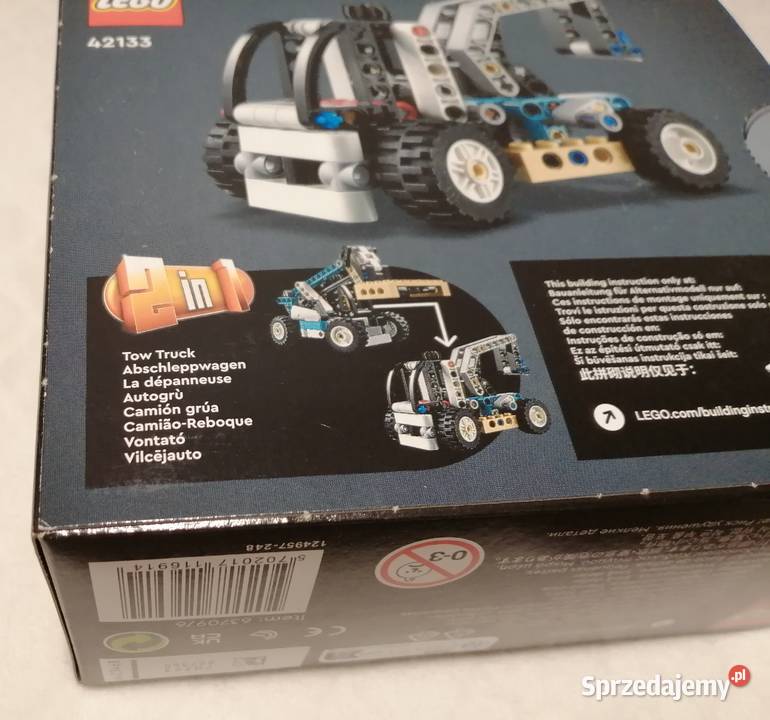 Klocki Lego Technic 42133 Ładowarka 2w1 Zabawka Lego Czeladź