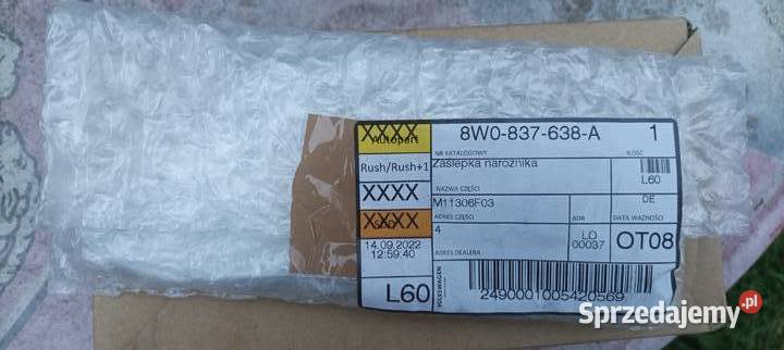 Audi A4 B9 trójkąt zaslepka drzwi narożnika