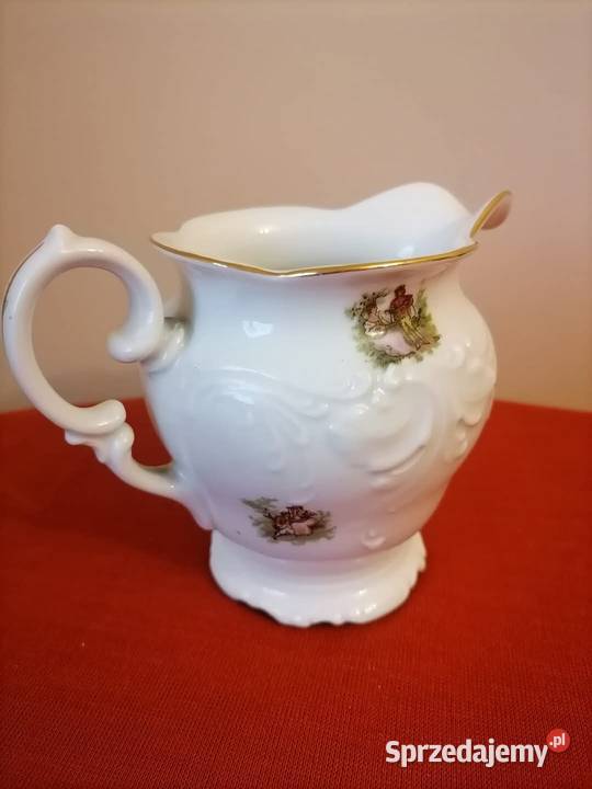 Mlecznik Zakochana Para Wawel PRL Porcelana i szkło dolnośląskie sprzedam