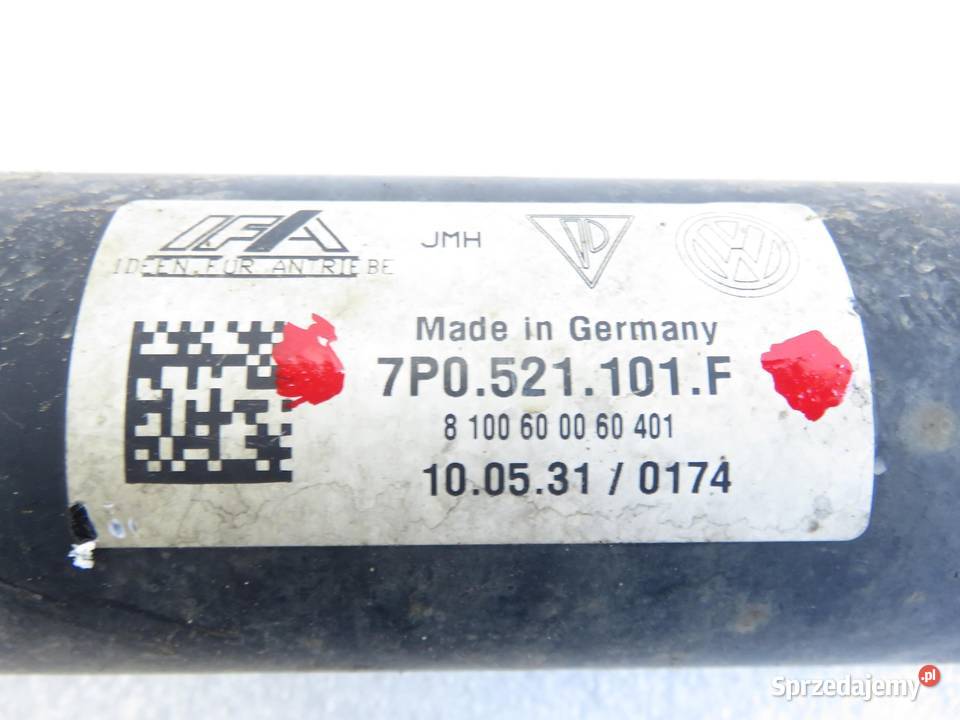 WAŁ NAPĘDOWY PORSCHE CAYENNE II 92A 30 Diesel M sprzedam