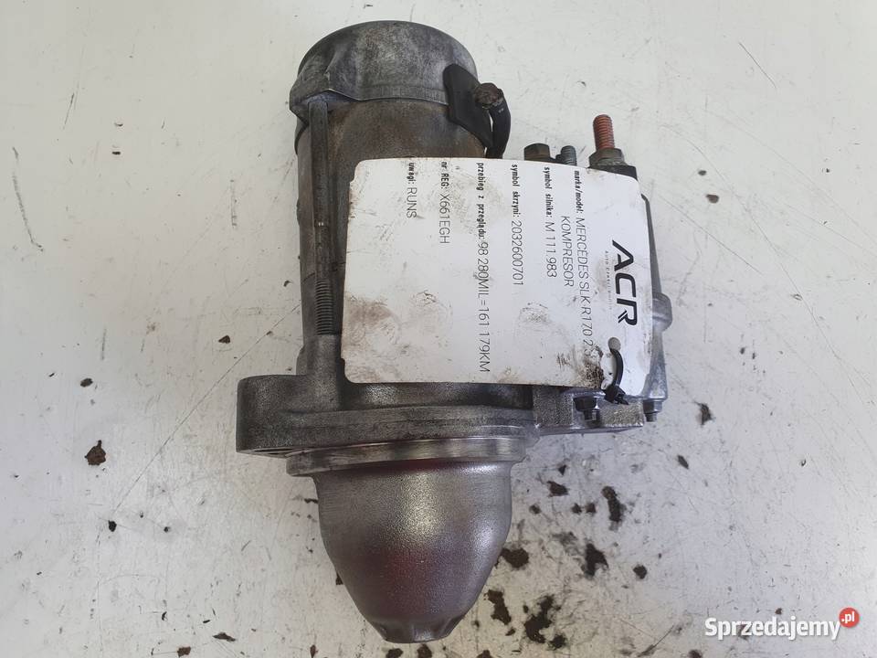 ROZRUSZNIK Mercedes SLK 23 K ROZRUSZNIK osobowe sprzedam