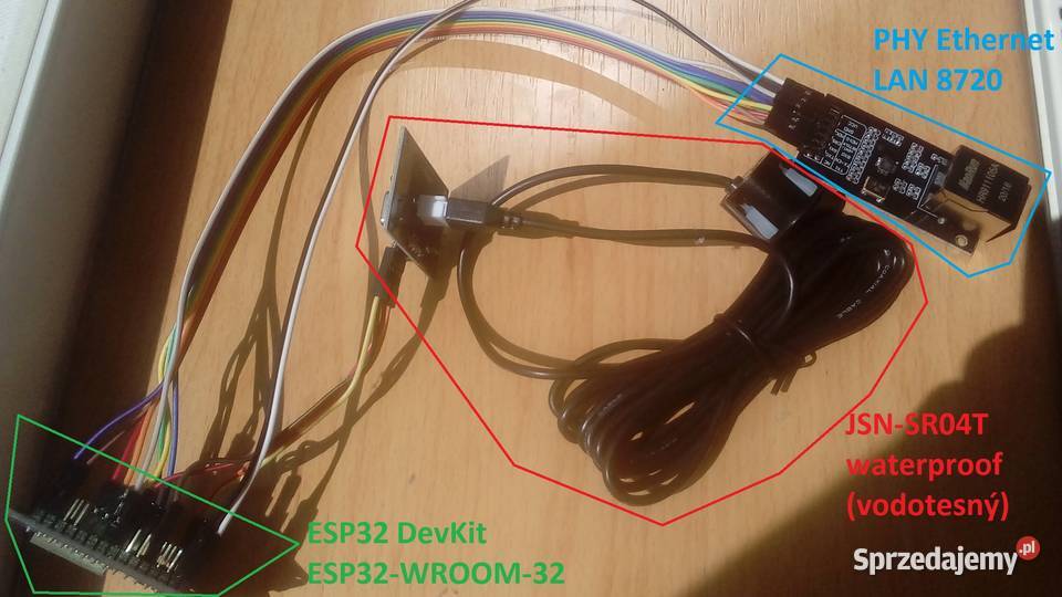 Wskaźnik poziomu aplikacja internetowa IoT Warszew