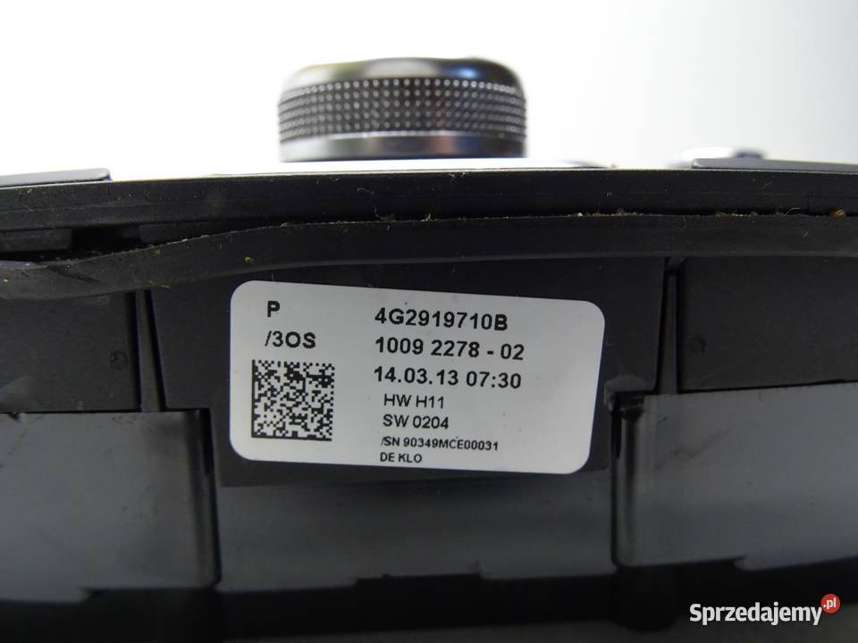 PANEL STEROWANIA MMI RADIA 4G2919710B AUDI A6 C7 małopolskie sprzedam